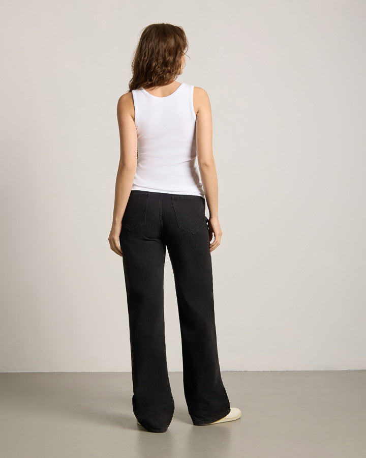 NIKIN TreeTop Snow White Top Slim Fit Bio-Baumwolle