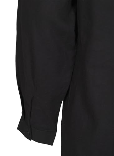 Zizzi Blouses Shirts Bluse Leinen Viskose 42-44