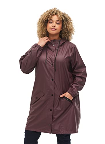 Zizzi Jackets Regenjacke Softshell mit Kapuze Große Größen