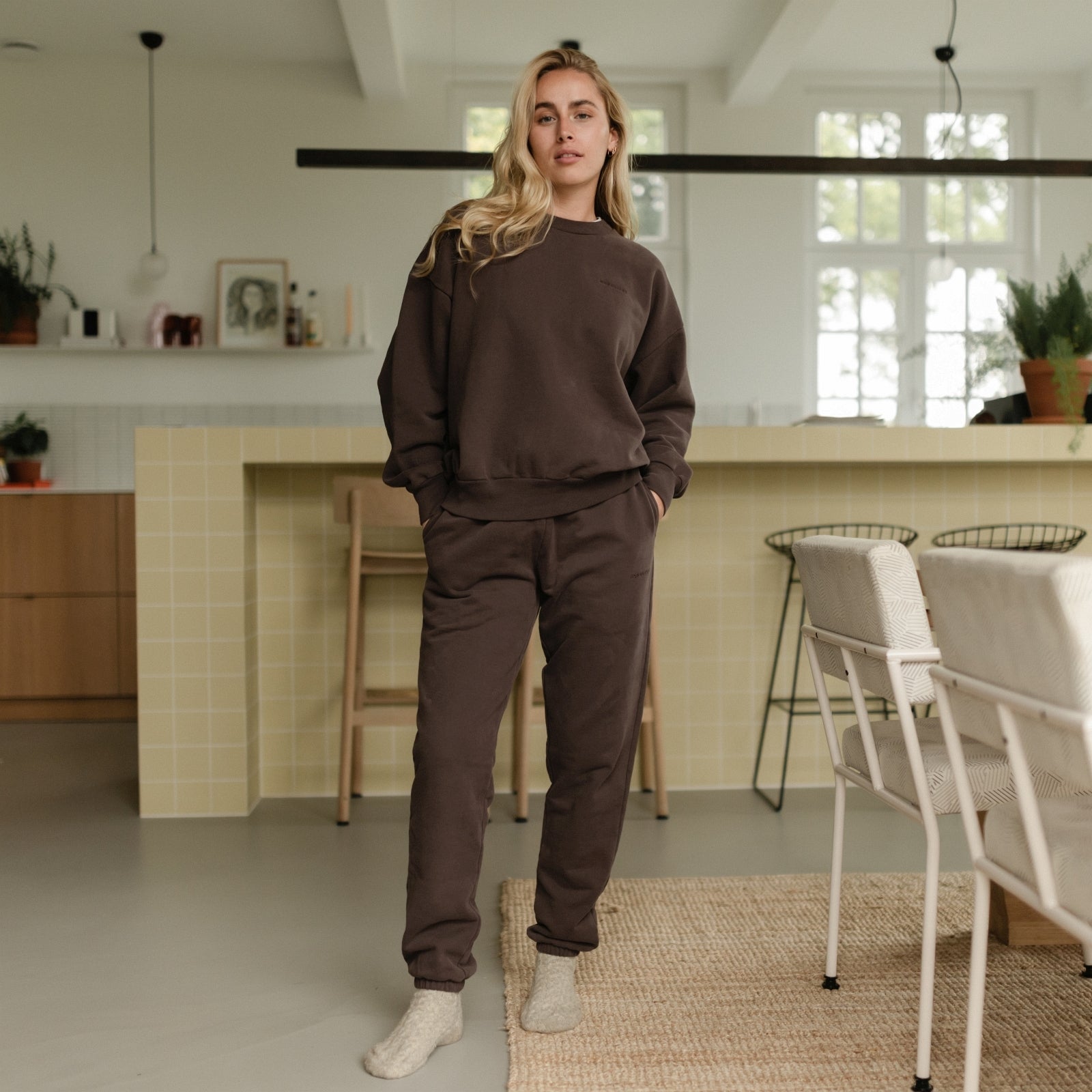 NORDLICHT Jonna Sweater Braun Pullover Bio weich