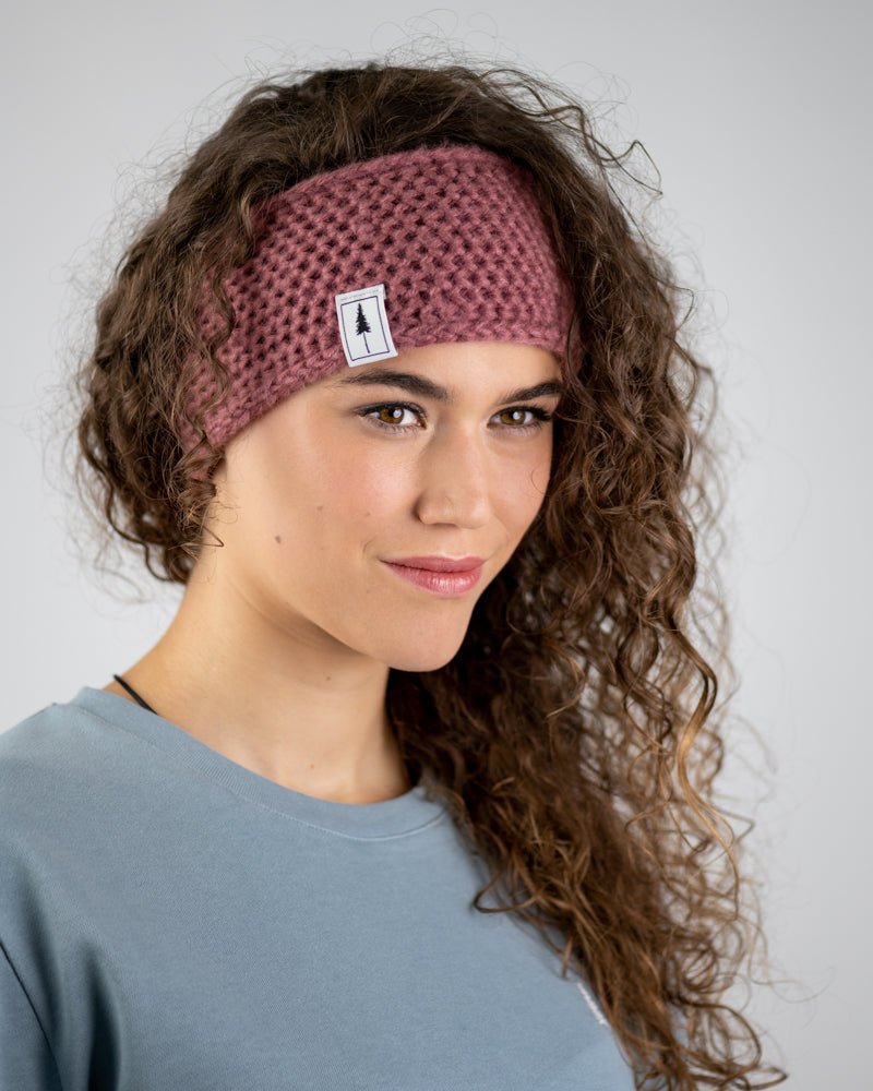 NIKIN TreeHeadband Knitted Fleece Stirnband Blush