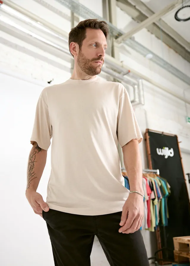 Wijld WoodShirt James Pumicestone Herren T-Shirt Lyocell