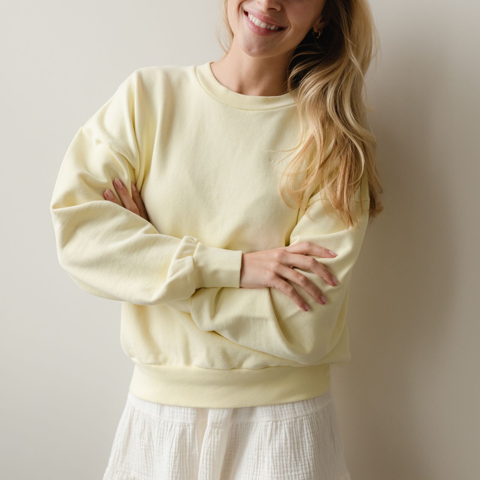 Nordlicht Jonna Sweater Gelb Bio-Baumwolle