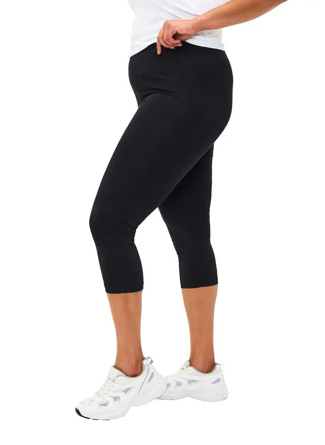 Zizzi Flash 3/4-Leggings 2-Pack Baumwolle 42-44