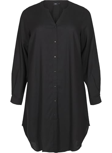 Zizzi Blouses Shirts Bluse Leinen Viskose 42-44