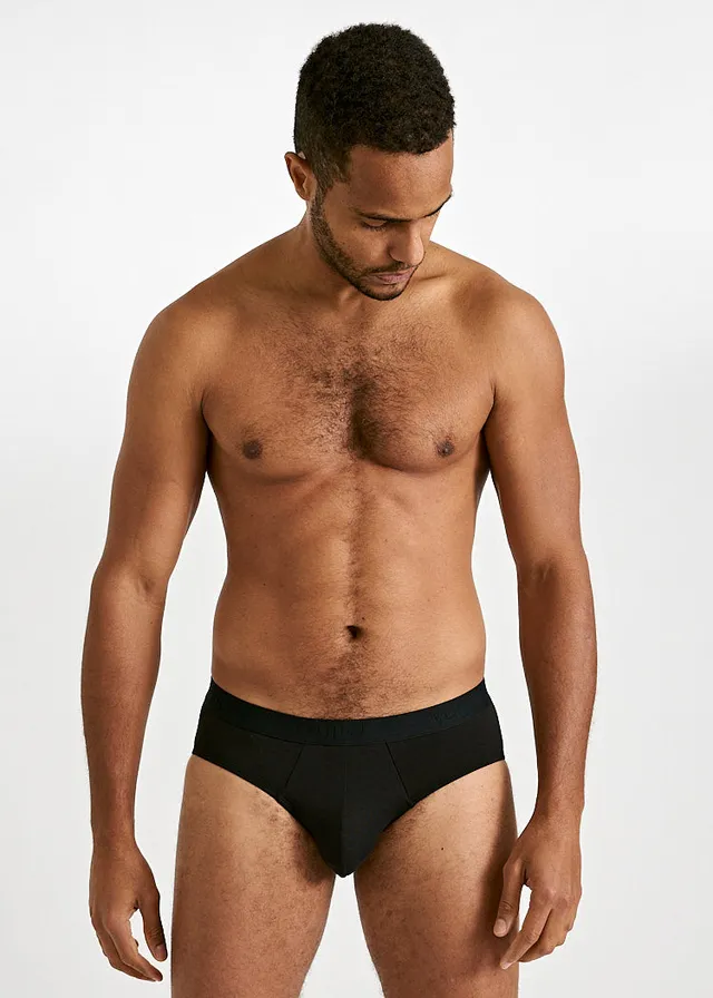 Wijld Marlo Herren Slip Black Unterhose Lyocell