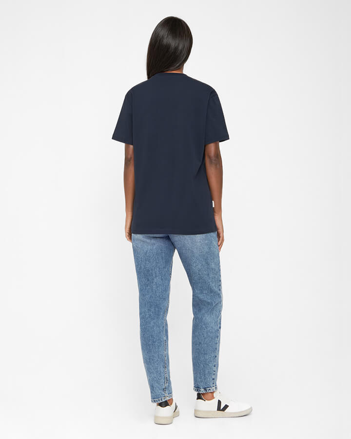 NIKIN TreeShirt Plain T-Shirt Dark Navy Bio-Baumwolle