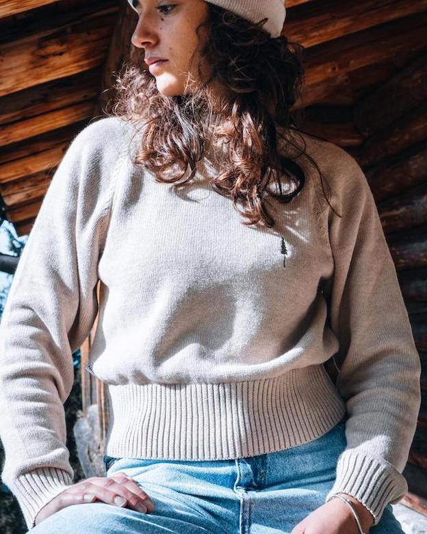 NIKIN TreePullover Cosy Damenpullover Beige