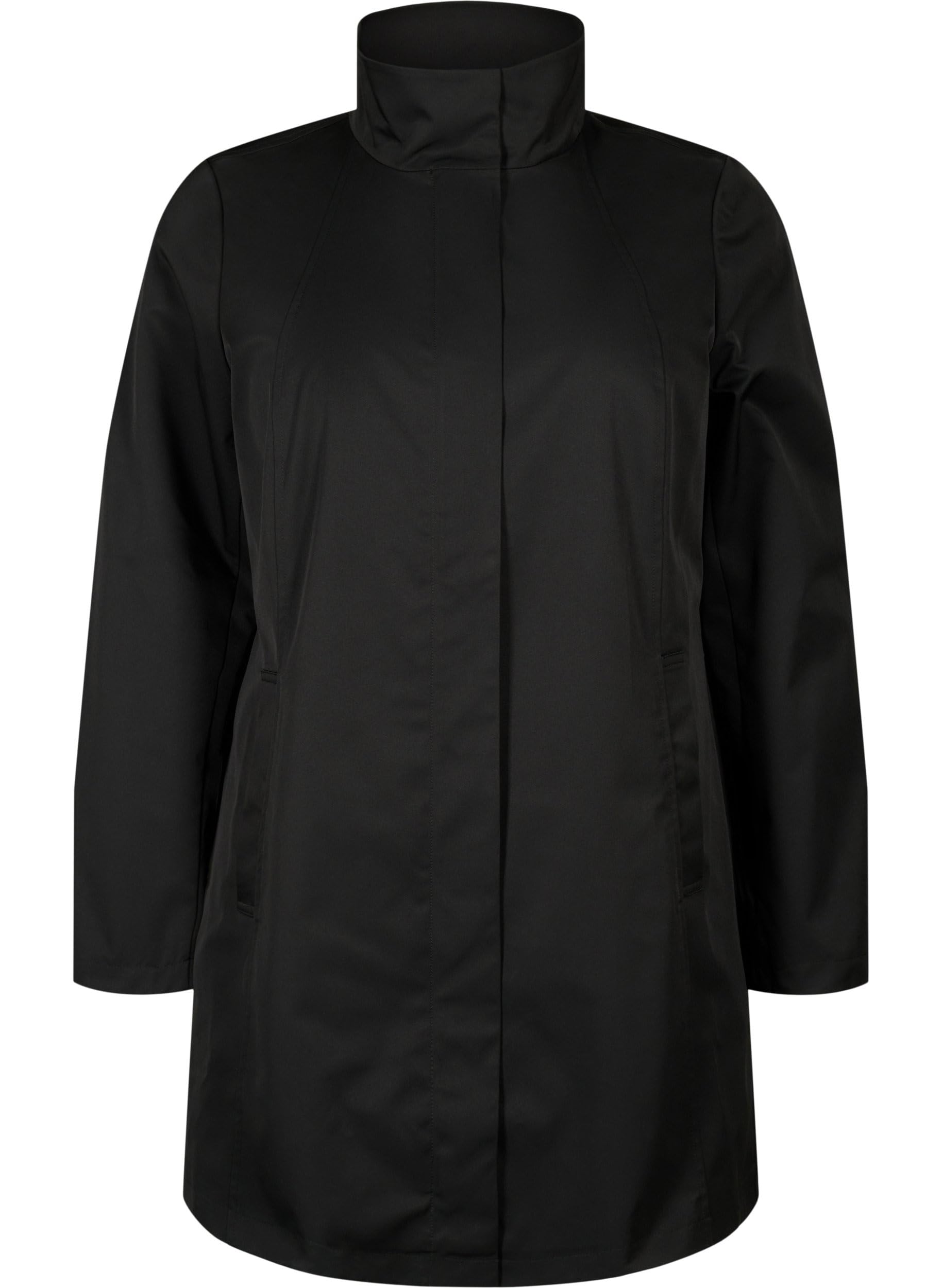 Zizzi Jacke Große Größen Kragen mit Reißverschluss