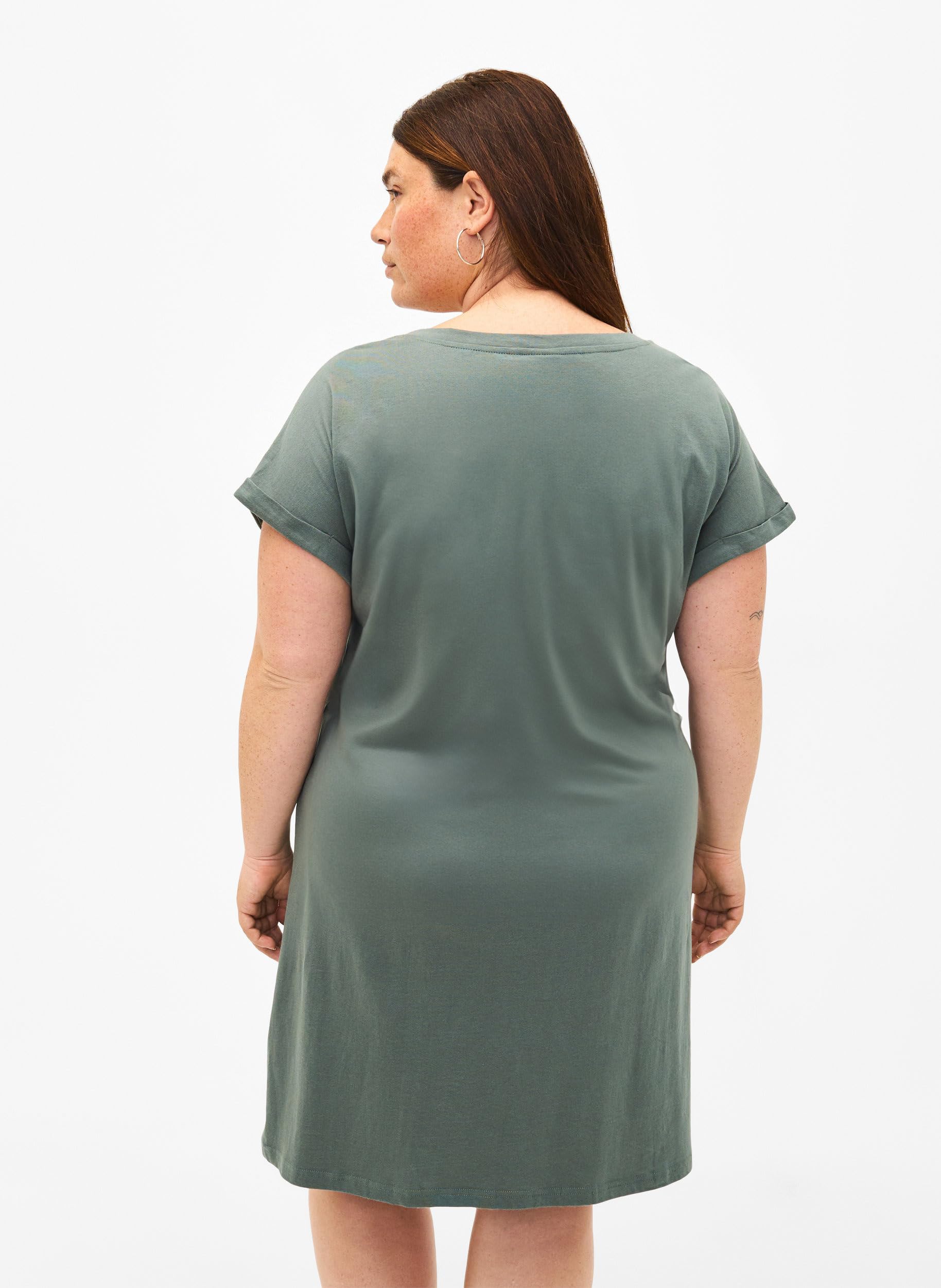 Zizzi Dresses 2er-Pack Kleid Baumwolle Kurzarm