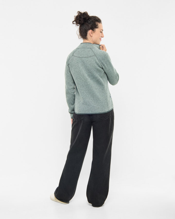 NIKIN TreeJacket Knitted Fleece Damenjacke Elemental Blue