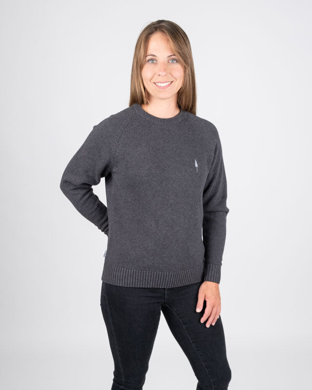 NIKIN TreePullover Cosy Pullover Anthracite Mel Grau