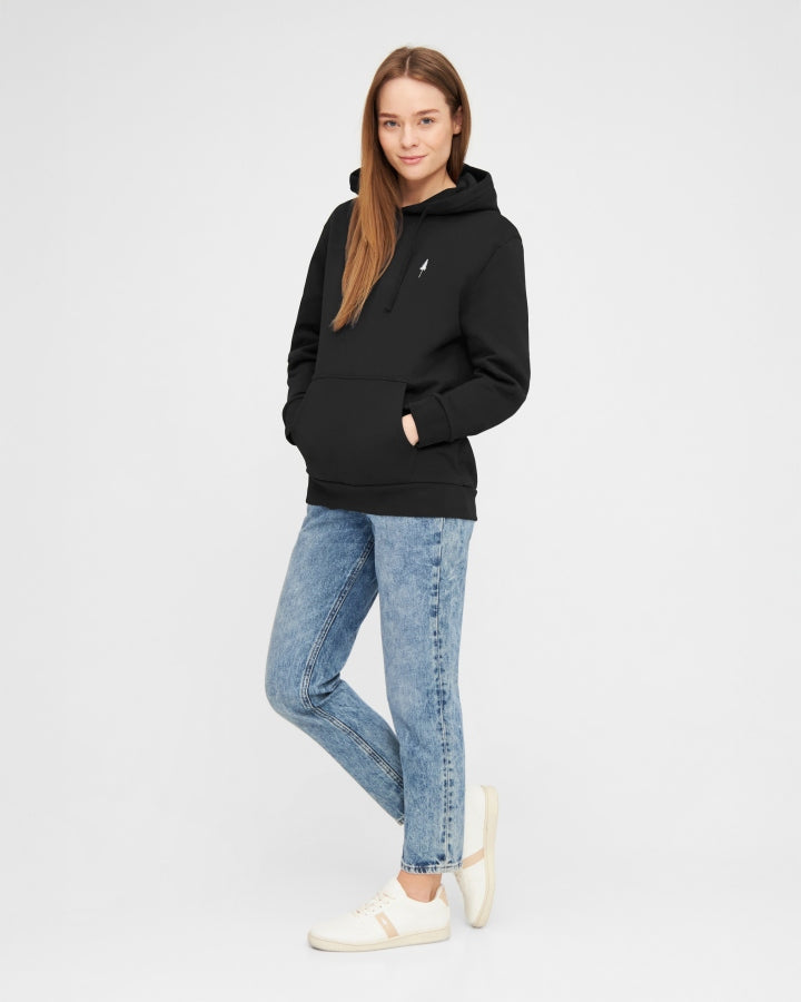 NIKIN TreeHoodie Hoodie Schwarz XS-XXL Bio-Baumwolle