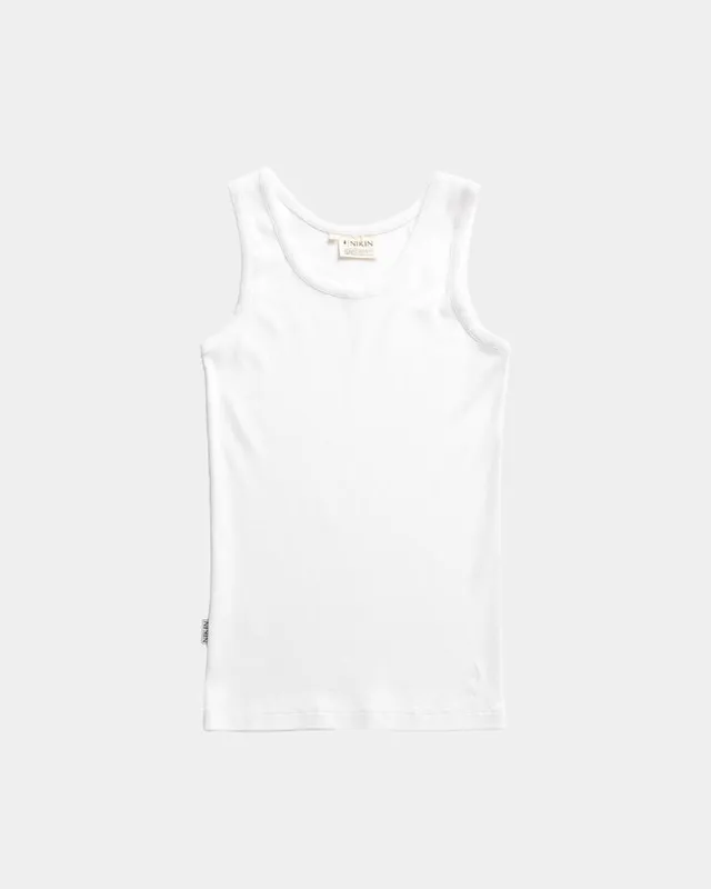 NIKIN TreeTop Snow White Top Slim Fit Bio-Baumwolle
