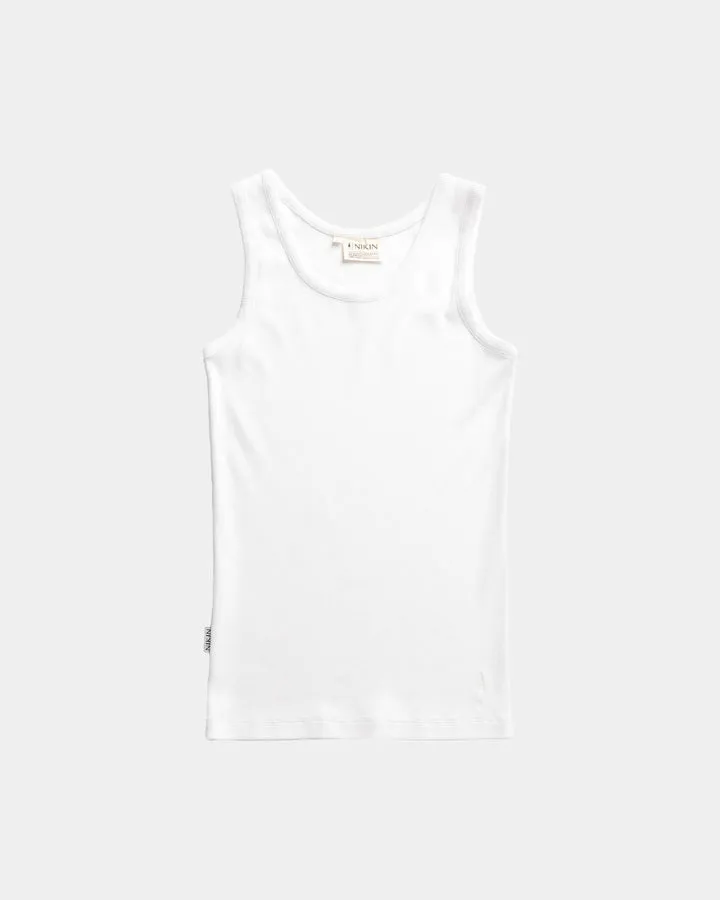 NIKIN TreeTop Snow White Top Slim Fit Bio-Baumwolle