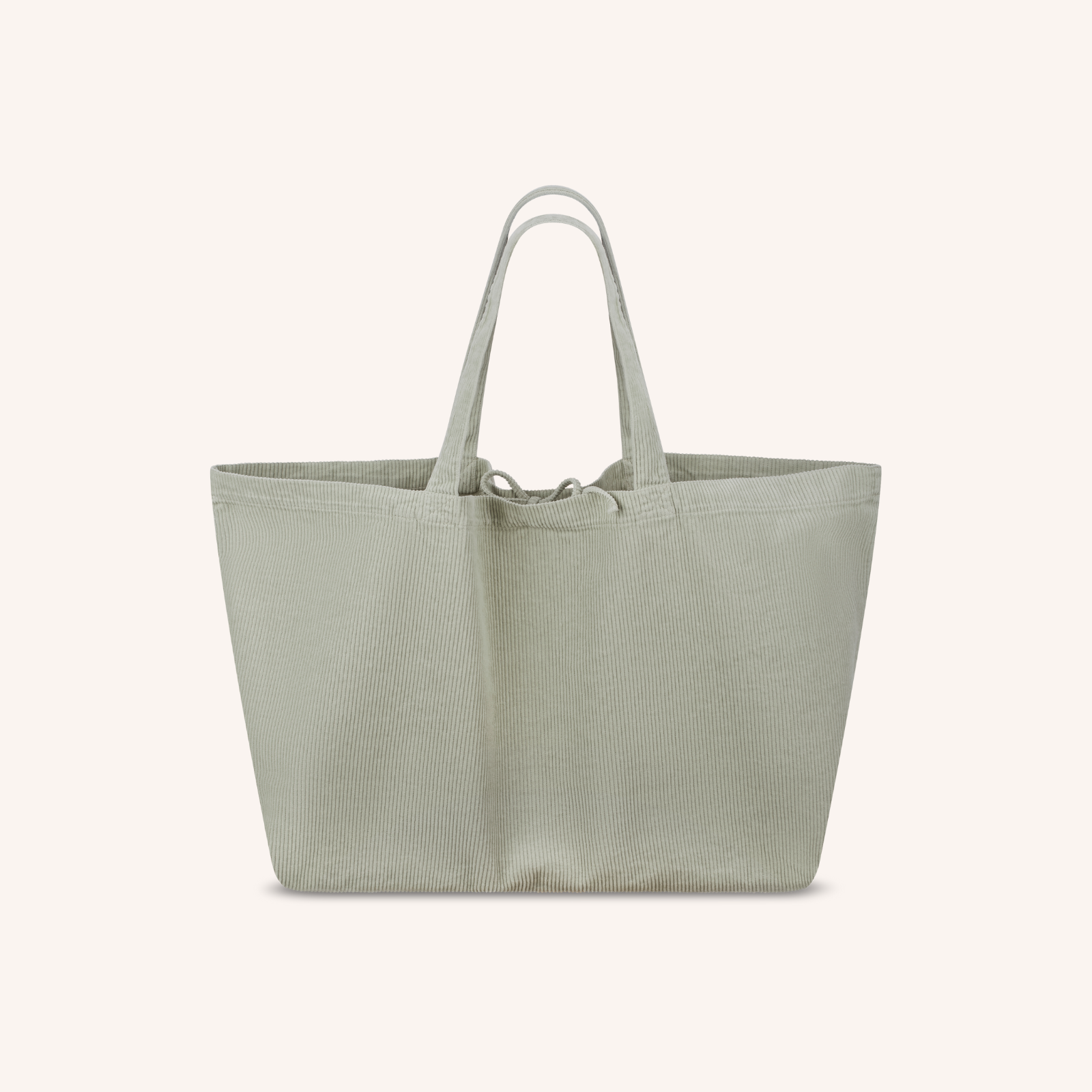 NORDLICHT Mari Cordtasche Shopper Salbei Bio-Baumwolle