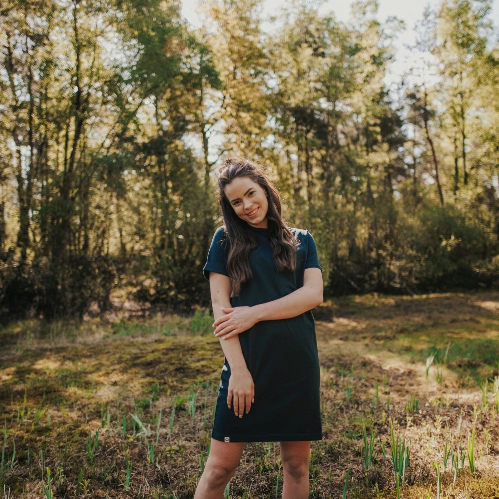 Nordlicht Maila T-Shirt Kleid Damen Bio-Baumwolle