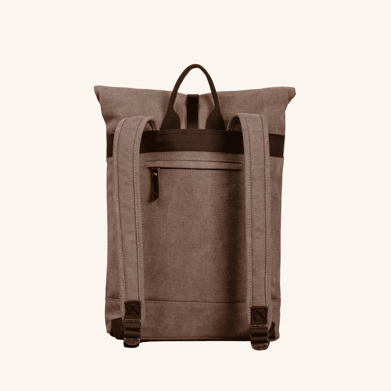 NORDLICHT Accessoires Rucksack Tamo Rolltop Braun Leder