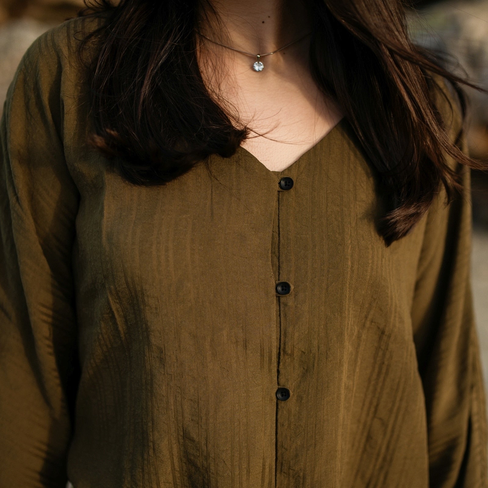 NORDLICHT Blusen Hanna Bluse Tencel Streifen