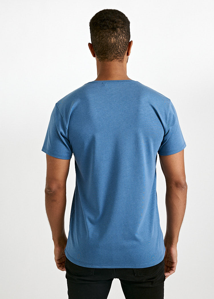 Wijld Woodshirt Alex Pocket Herren T-Shirt Bijout Blue