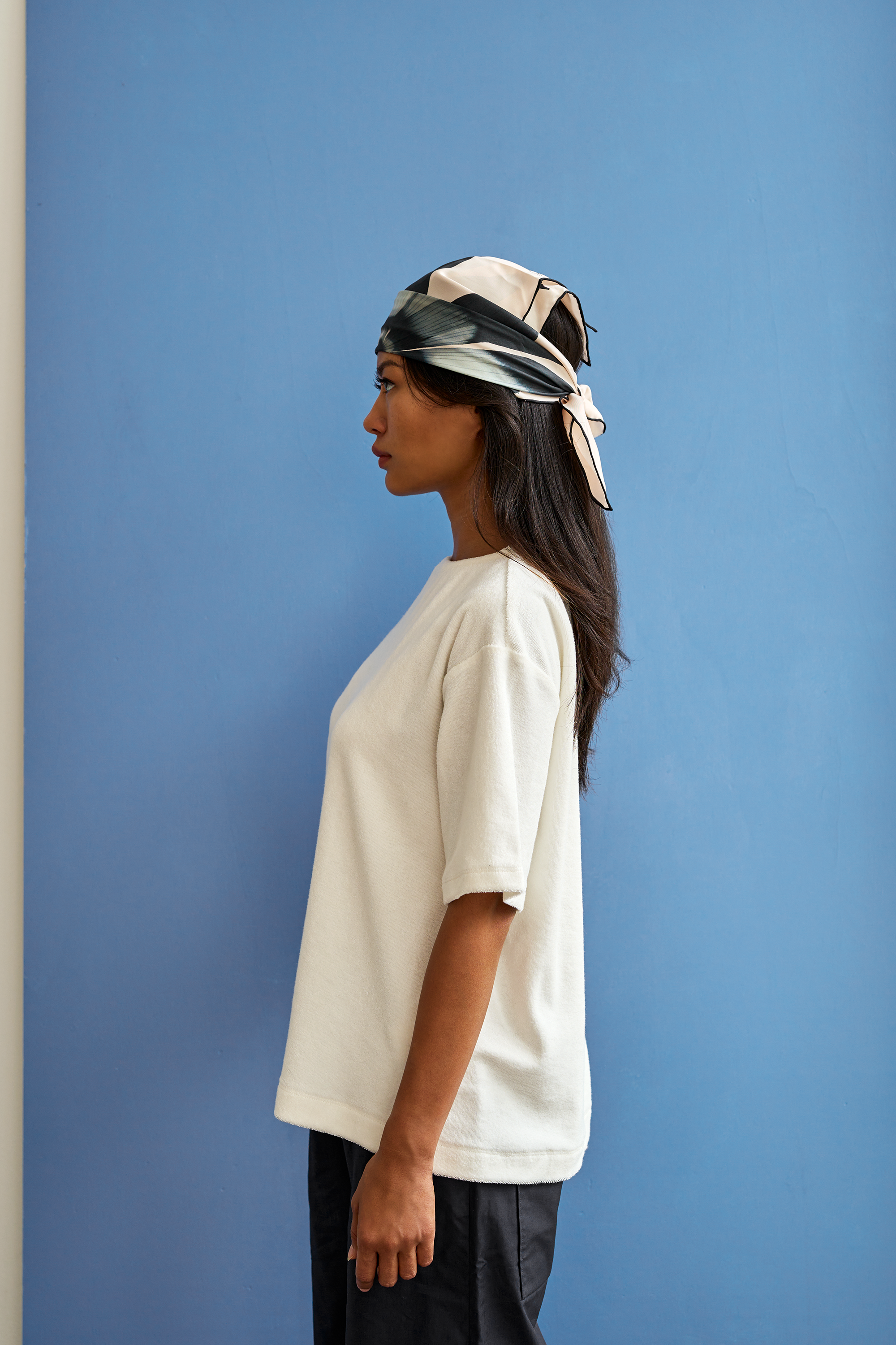 Christiane Strobel PALOMA T-Shirt Frottee Off-White