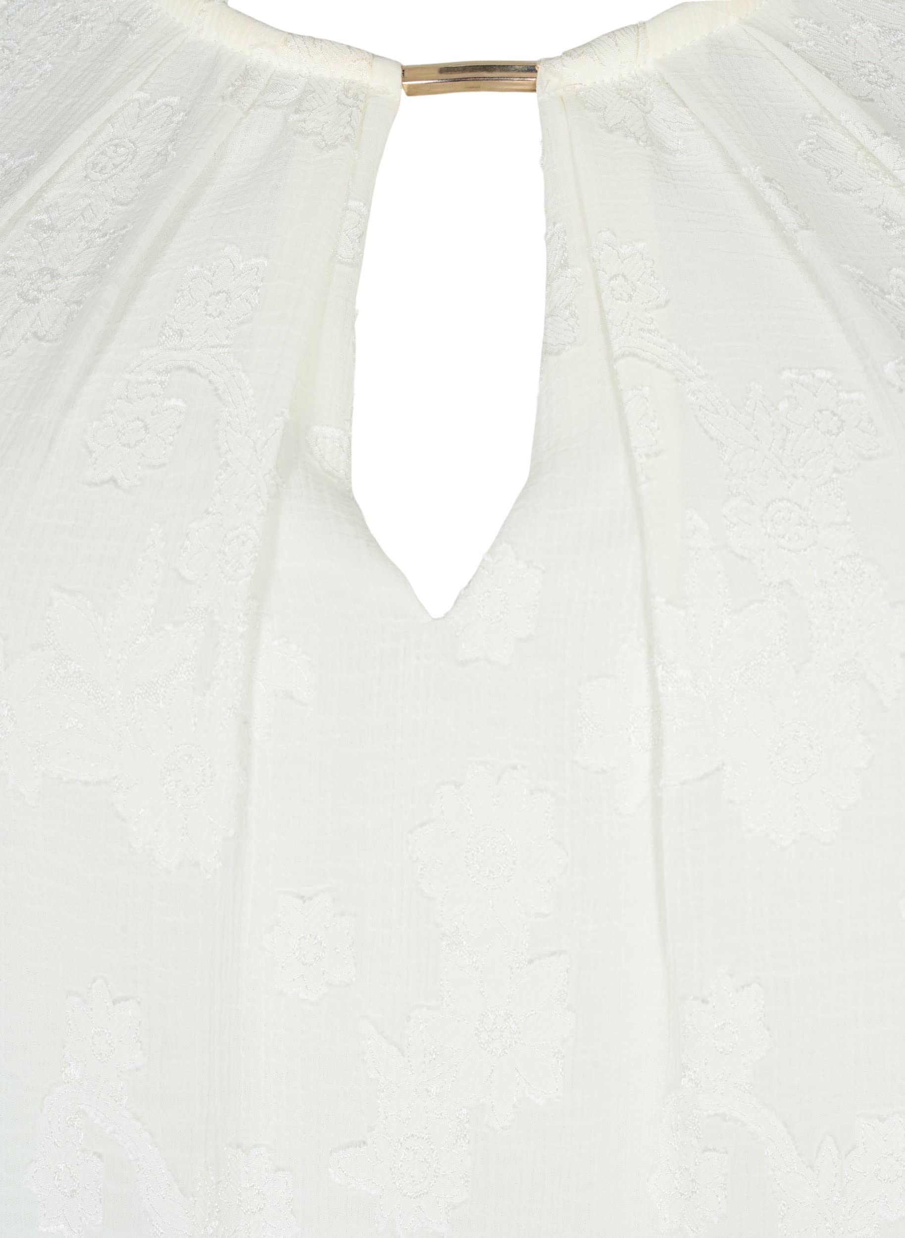 Zizzi Blouses Bluse Kurze Ärmel Struktur Bluse