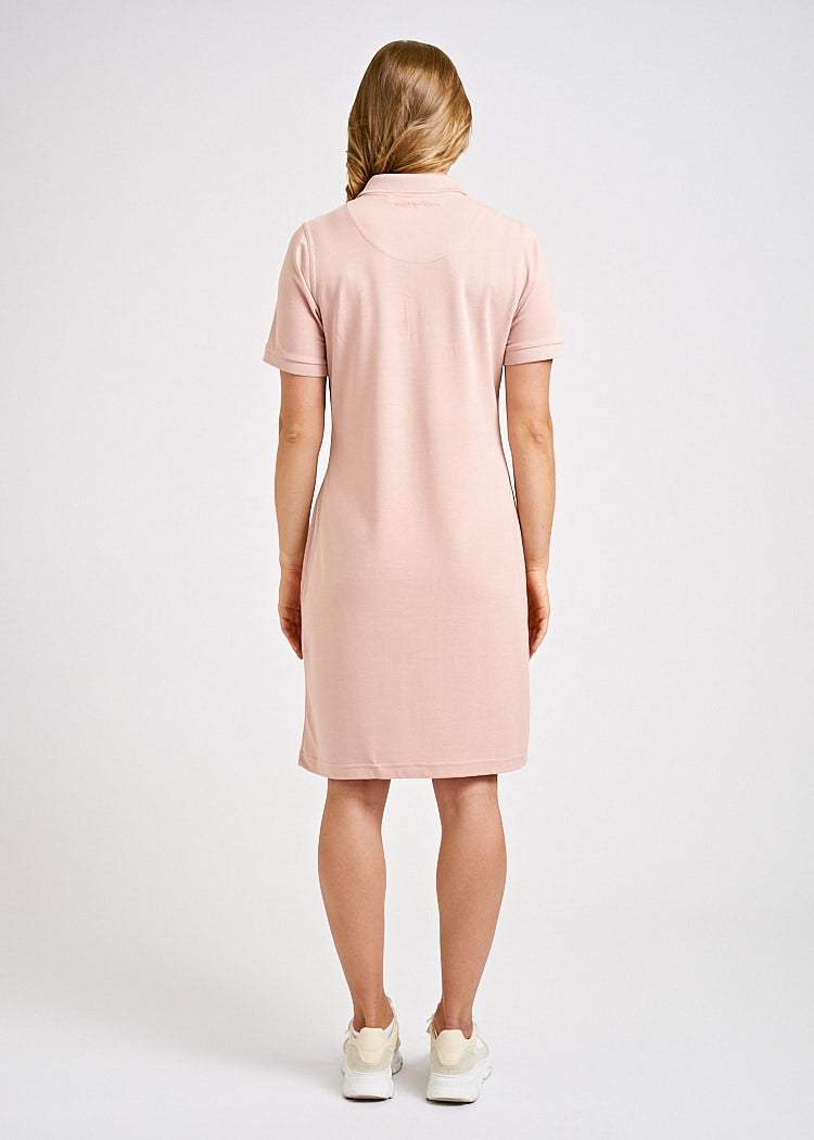 Wijld Smoked Rose Damen Polo-Kleid Bio Lyocell