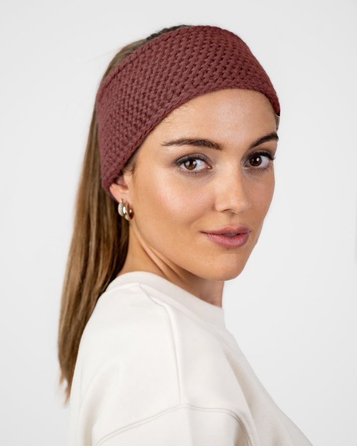 NIKIN TreeHeadband Fleece Stirnband Chestnut One Size