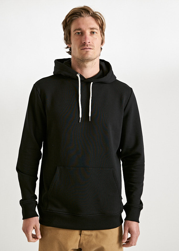 Wijld Andy Herren Hoodie Schwarz Bio-Baumwolle Gr. L