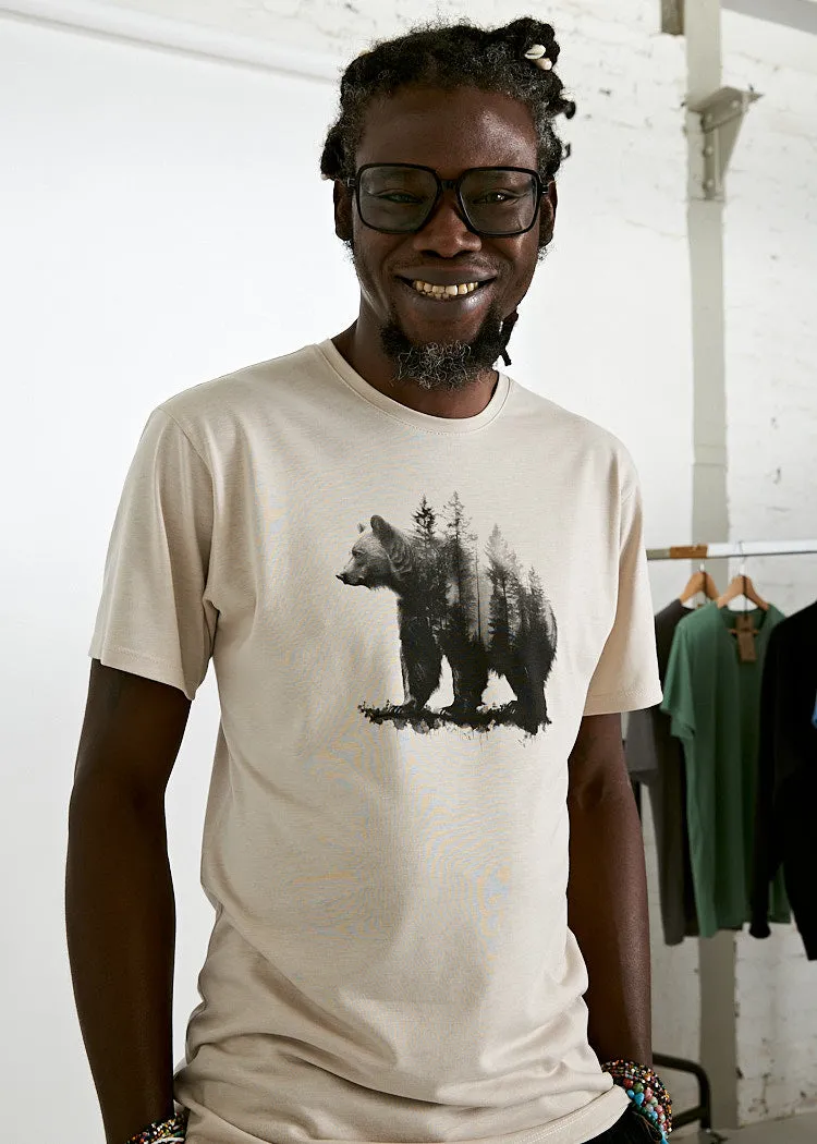 Wijld WoodShirt Timo Forestbear M Herren T-Shirt Lyocell