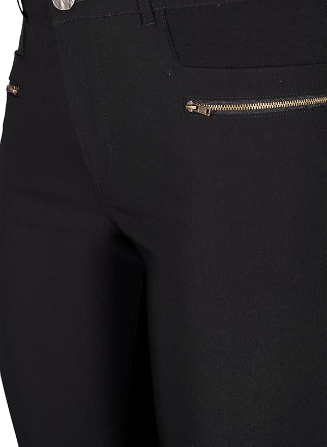 Zizzi Enganliegende Hose Viskosemischung Stretch