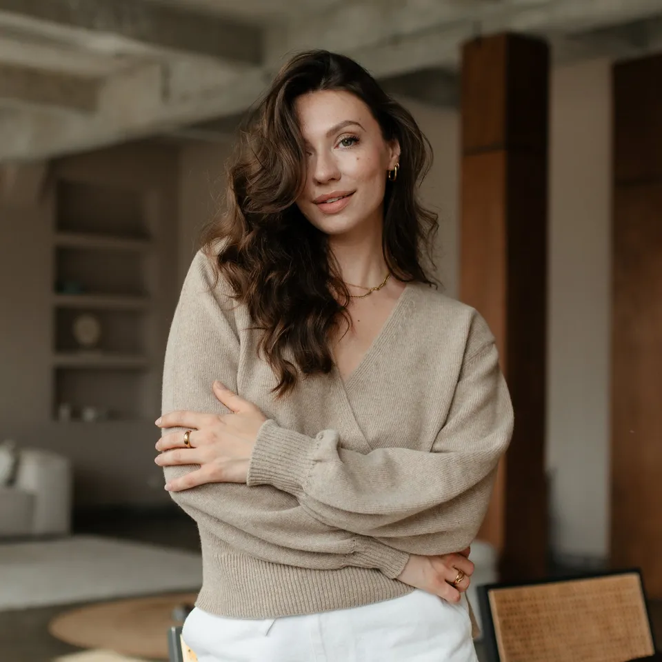 NORDLICHT Mona Wickelcardigan Strickjacke Recyclingwolle