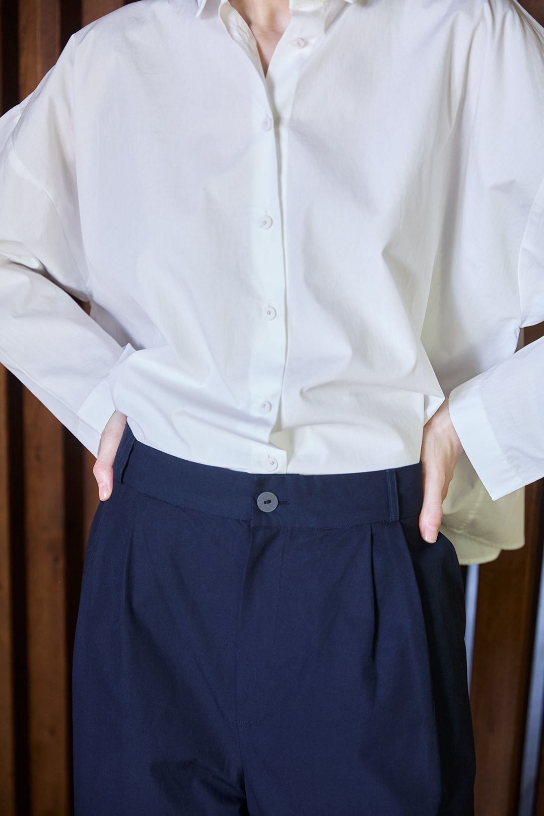Christiane Strobel MARICO Bundfaltenhose Bio-Baumwolle
