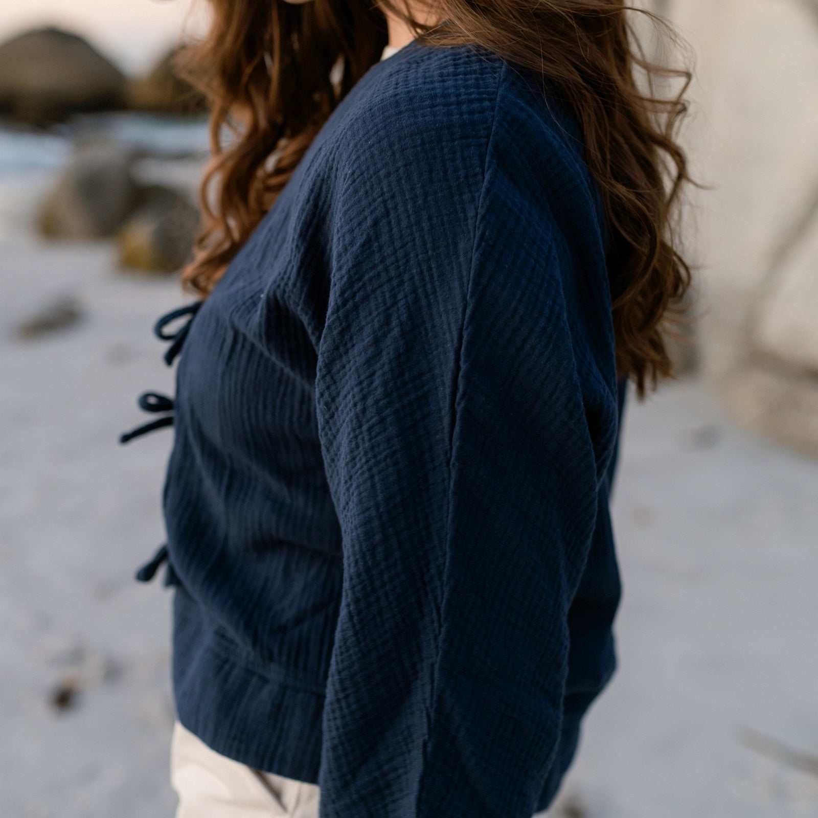 NORDLICHT Janne Musselin Jacke Damen leicht