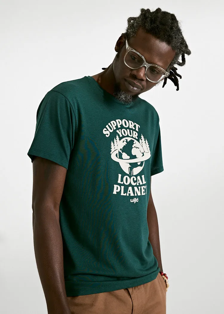 Wijld WoodShirt Alex Local Planet Herren T-Shirt Print
