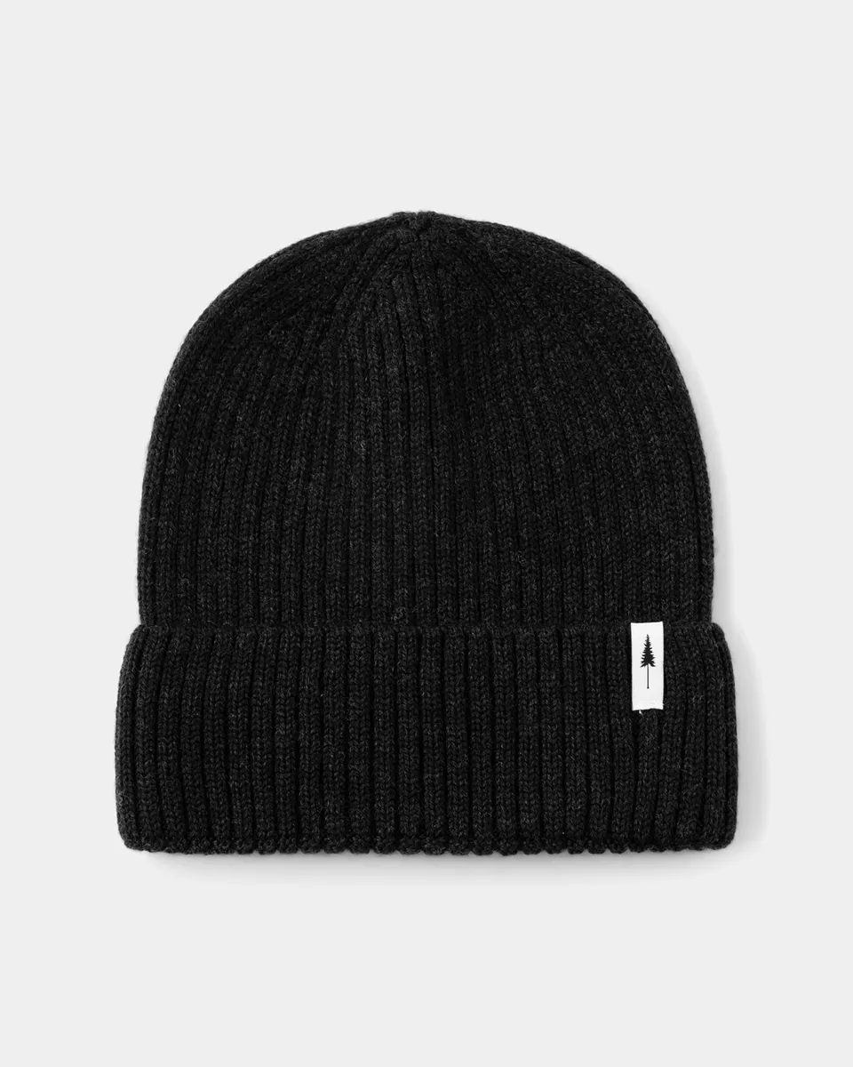 NIKIN Treeanie Merino Mütze Black Mel One Size