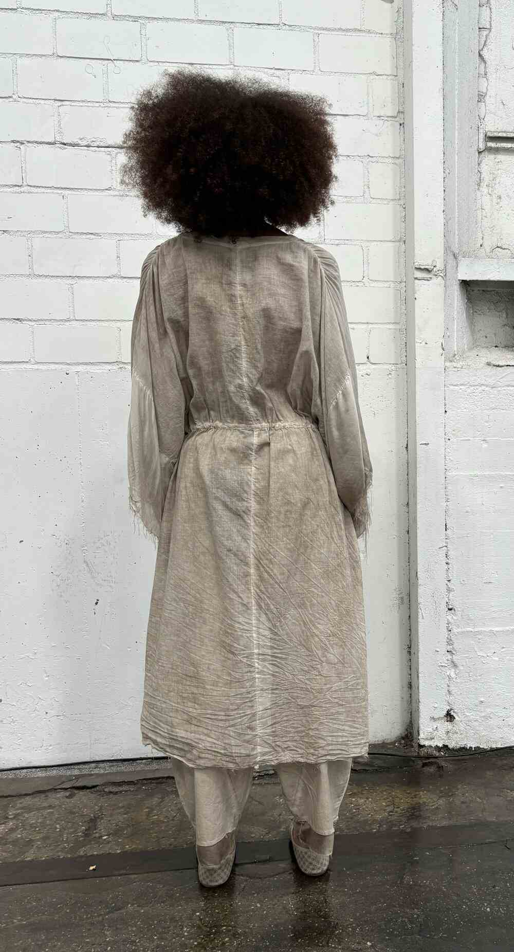 Sanctamuerte Abiti Scollo V Kleid Langarm