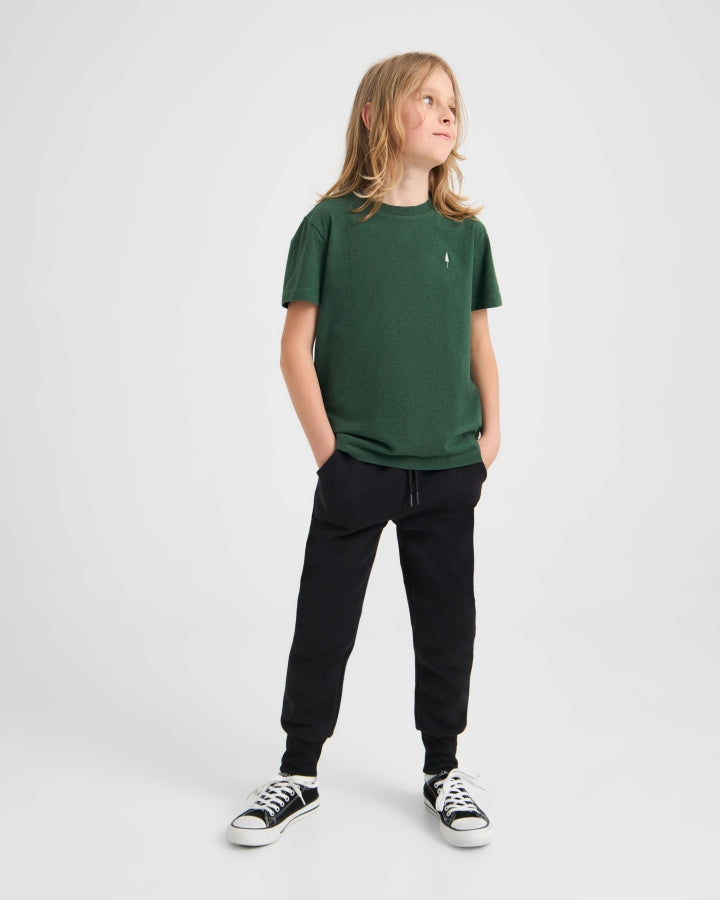 NIKIN TreeShirt Kids Kinder T-Shirt Olive Mel Bio-Baumwolle