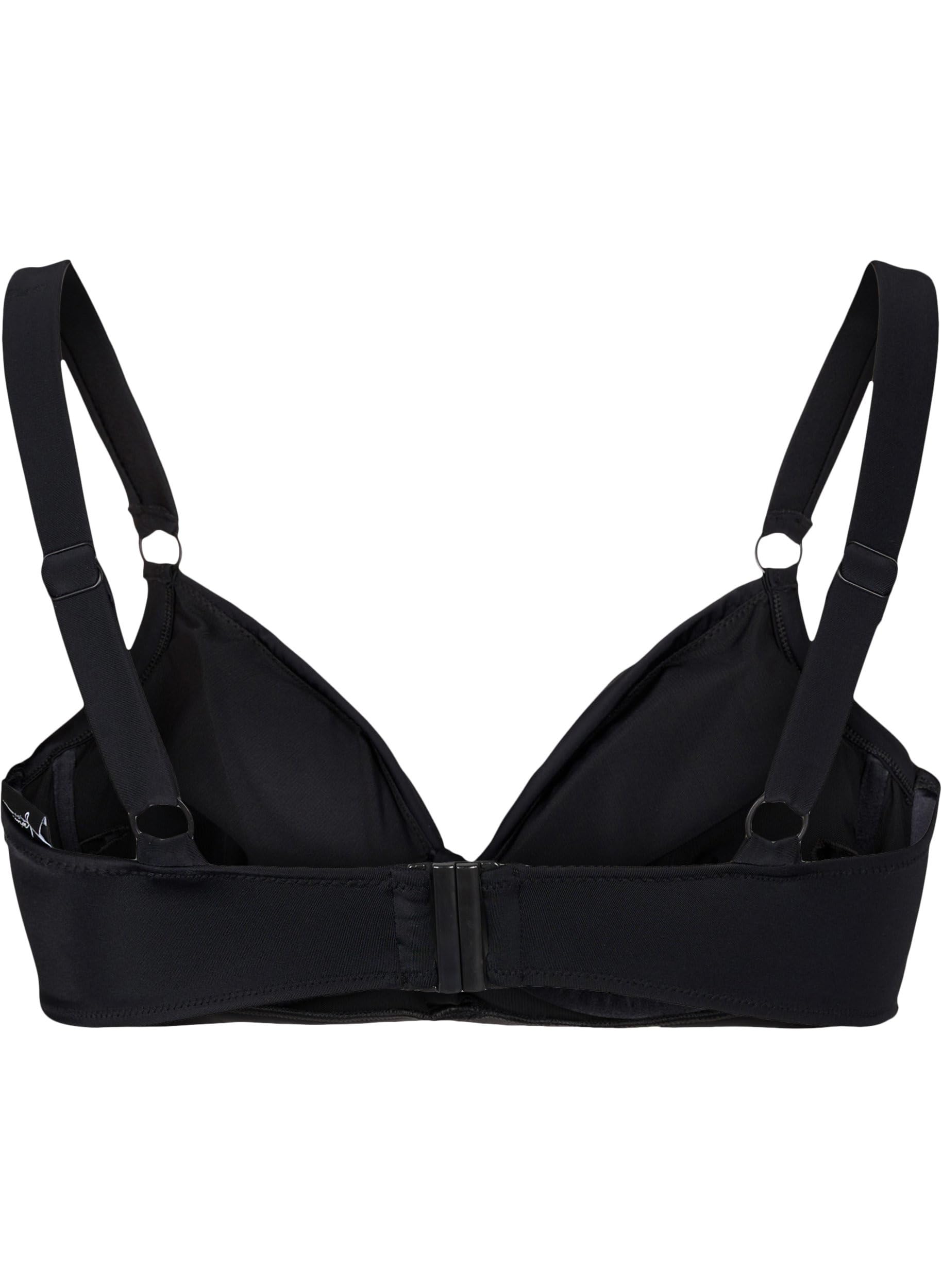Swim by Zizzi Bikini-BH Bügel Drapierung Gr 42 Schwarz