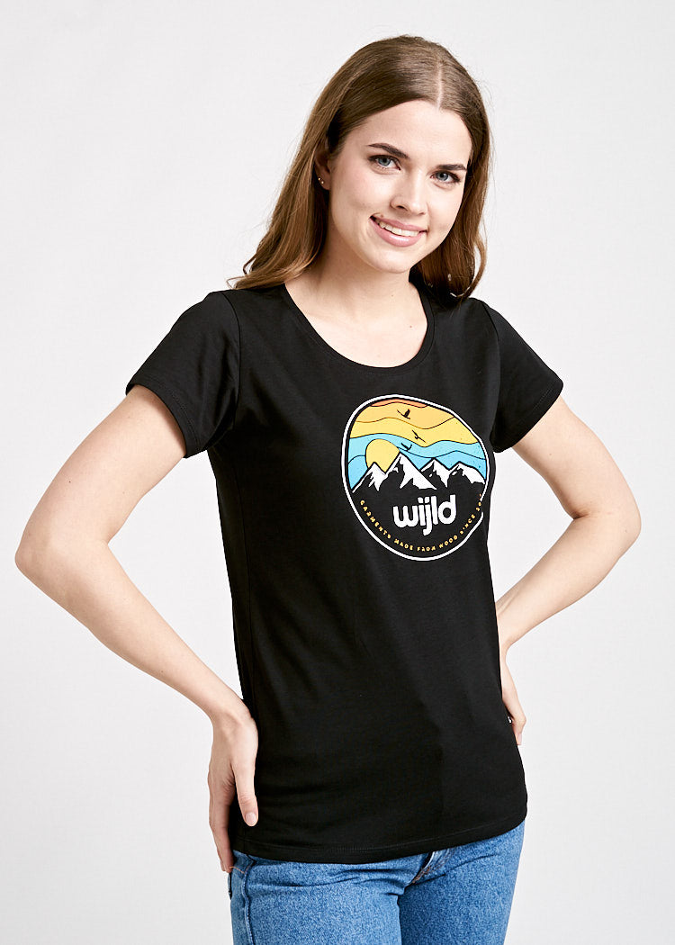 Wijld Sarah Summit Circle Damen T-Shirt Relaxed Slim