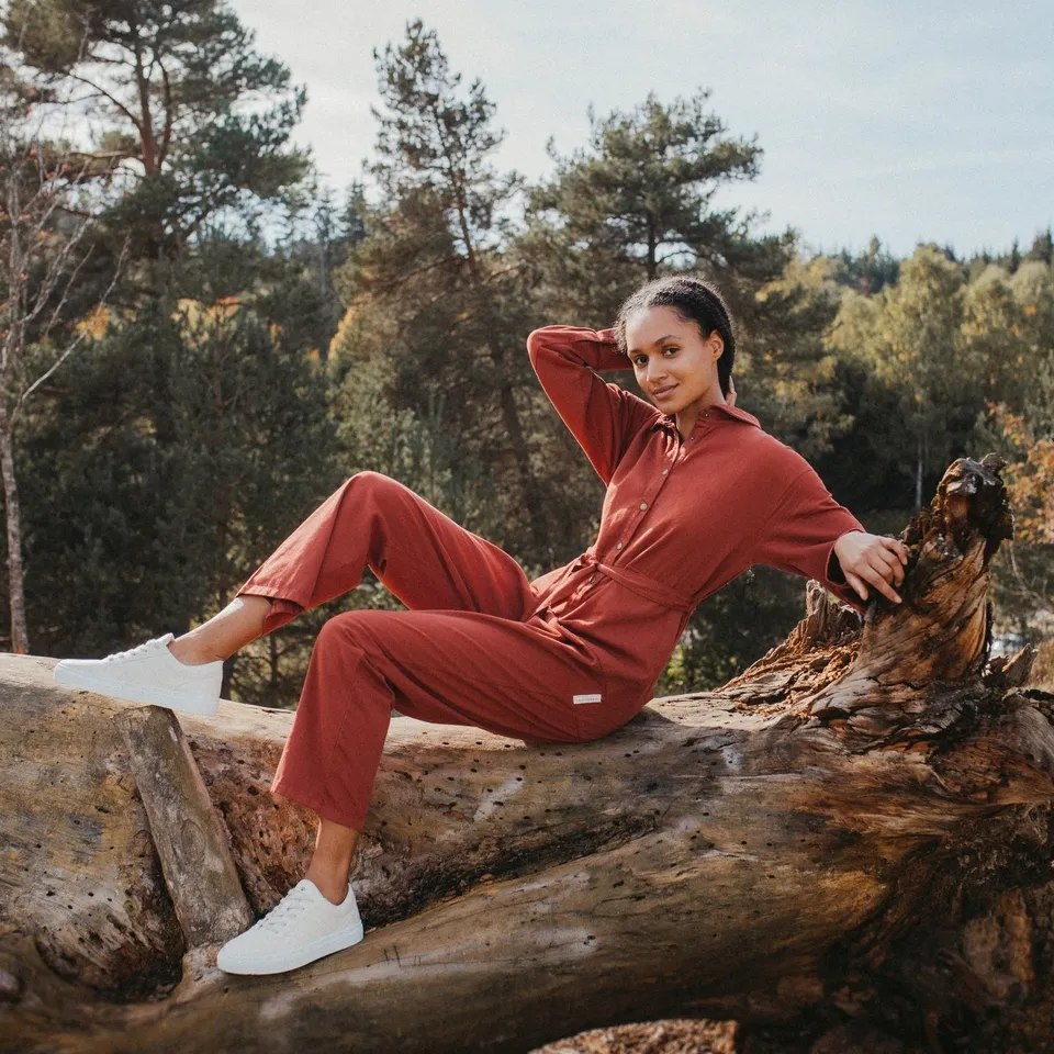 NORDLICHT Linnea Jumpsuit Bio-Baumwolle mit Taschen