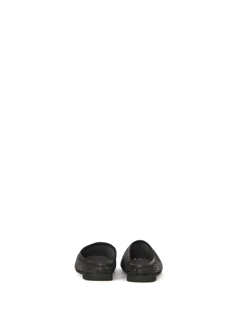Sanctamuerte Scarpe Sabot Piatta Clogs flach Rundspitze