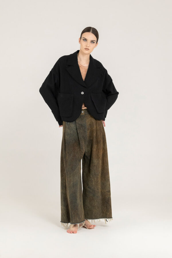 Sanctamuerte Capispalla BLAZER BOXY Blazer Baumwolle
