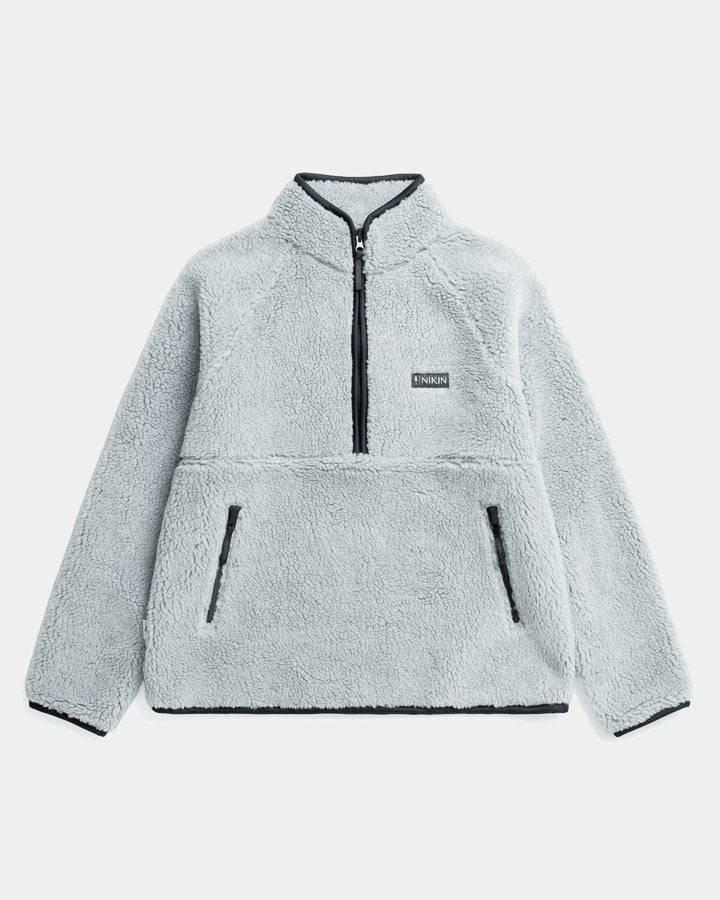 NIKIN TreeFleece Teddy Pullover Damen Grey Mel Fleece