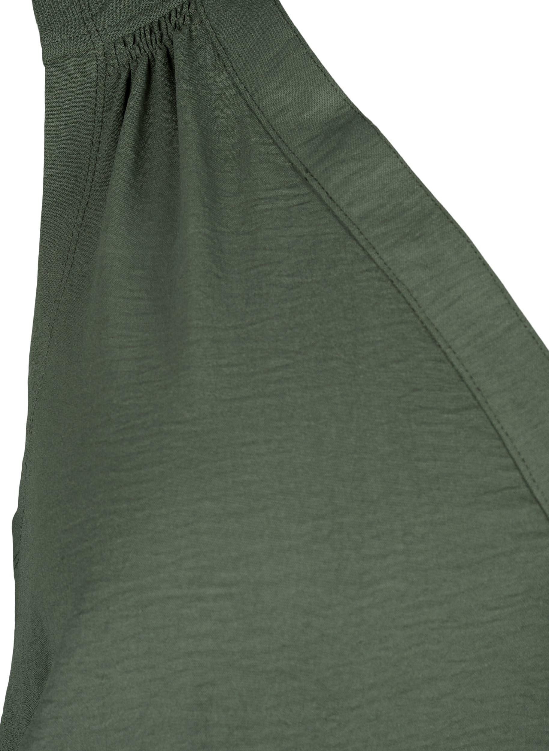 Zizzi Top Damen Ärmellos V-Ausschnitt Smock