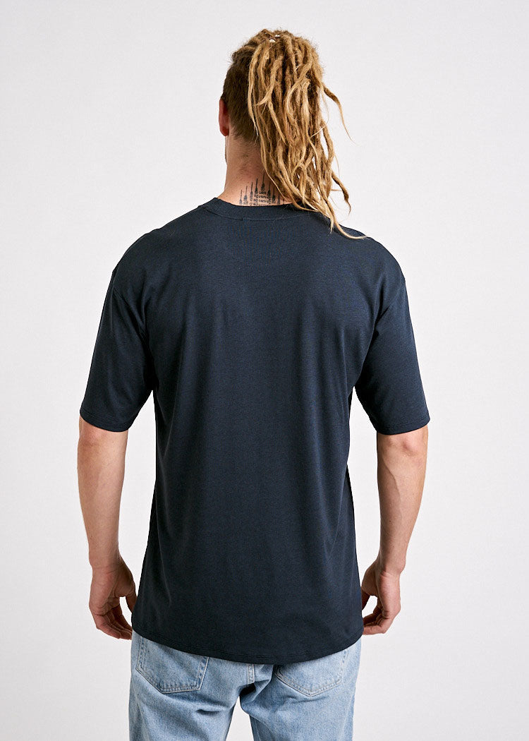 Wijld James Carbon Herren T-Shirt lockerer Schnitt