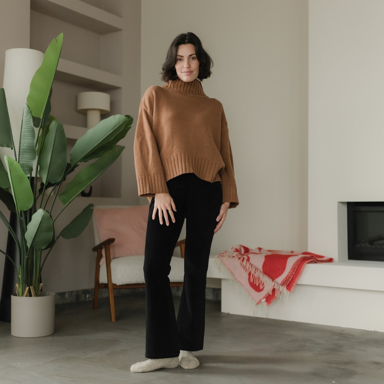 NORDLICHT Mina Wollpullover Rollkragen Recyclingwolle