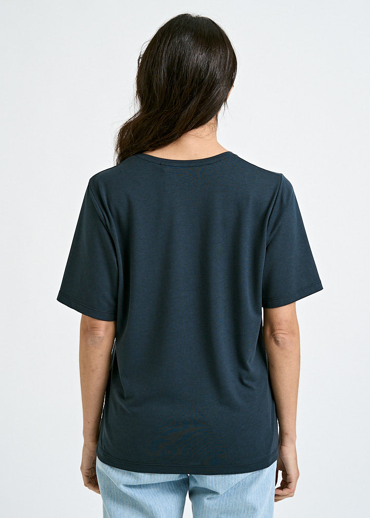 Wijld WoodShirt Tilda T-Shirt Carbon Longer Bio