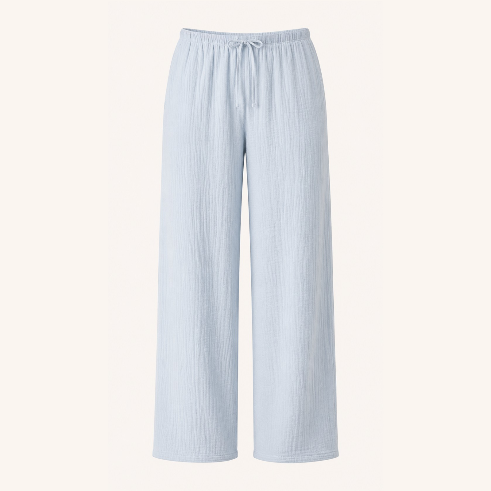 NORDLICHT Lora Musselin Hose Hellblau Damen