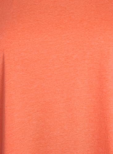 Zizzi T-Shirts Neon T-Shirt Baumwolle Große Größen